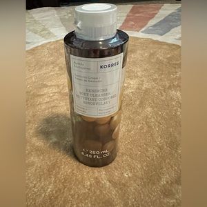 Korres body renewing cleanser Santorini grape brand new never opened